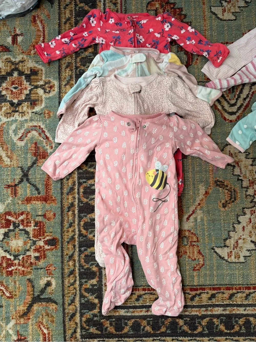Carters Girls' (10 count) Sleeper Bundle